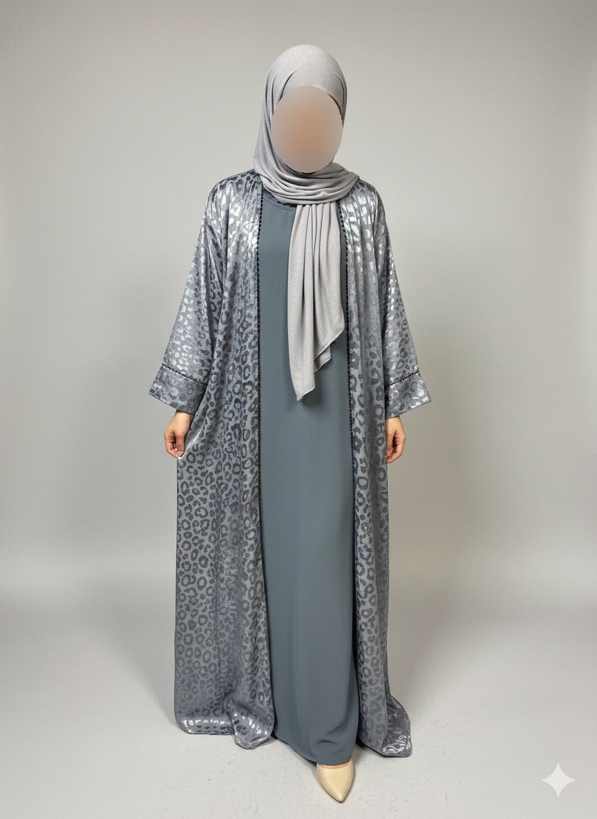 Leopard Print Abaya