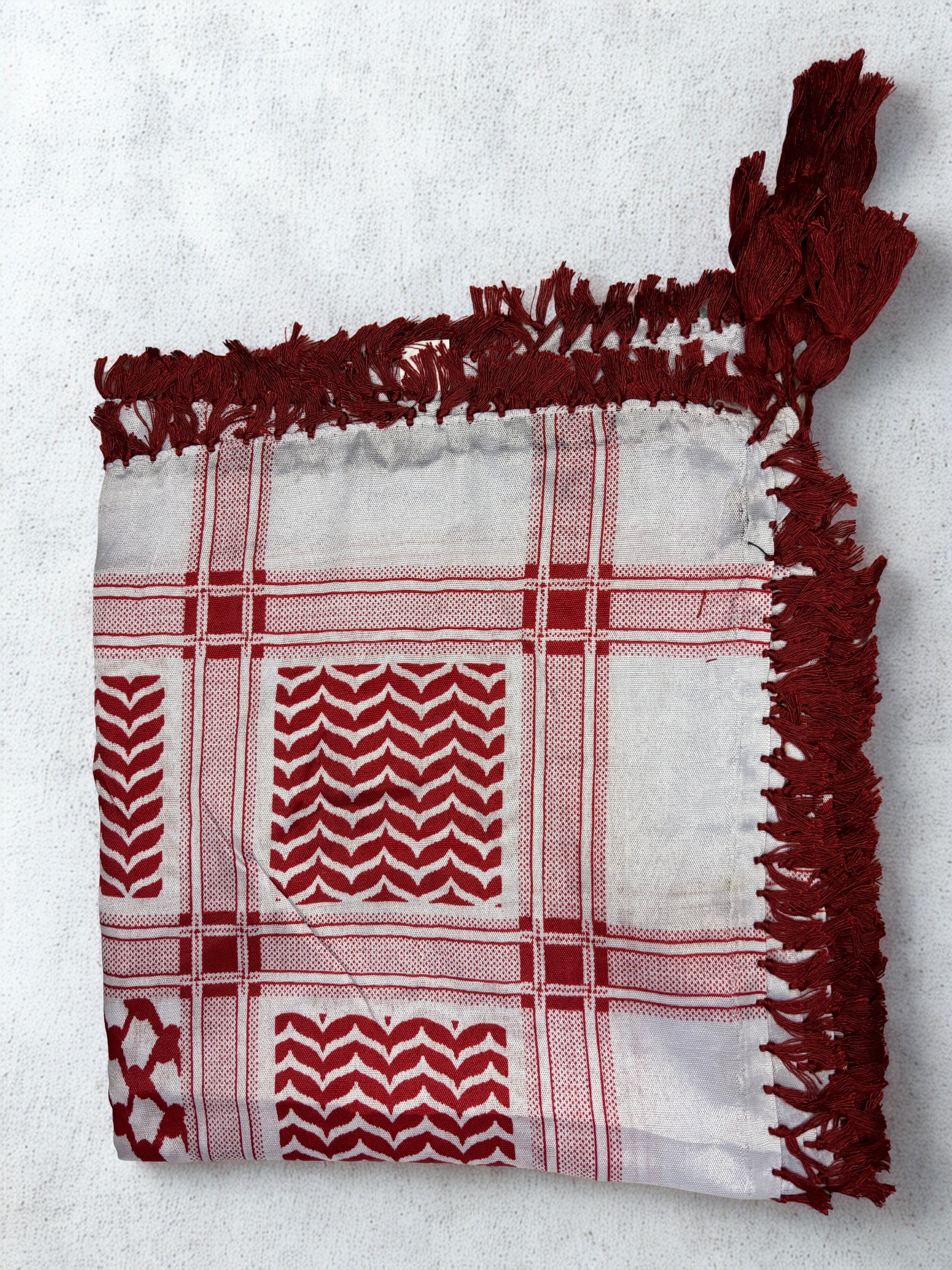 Red & White Keffiyeh