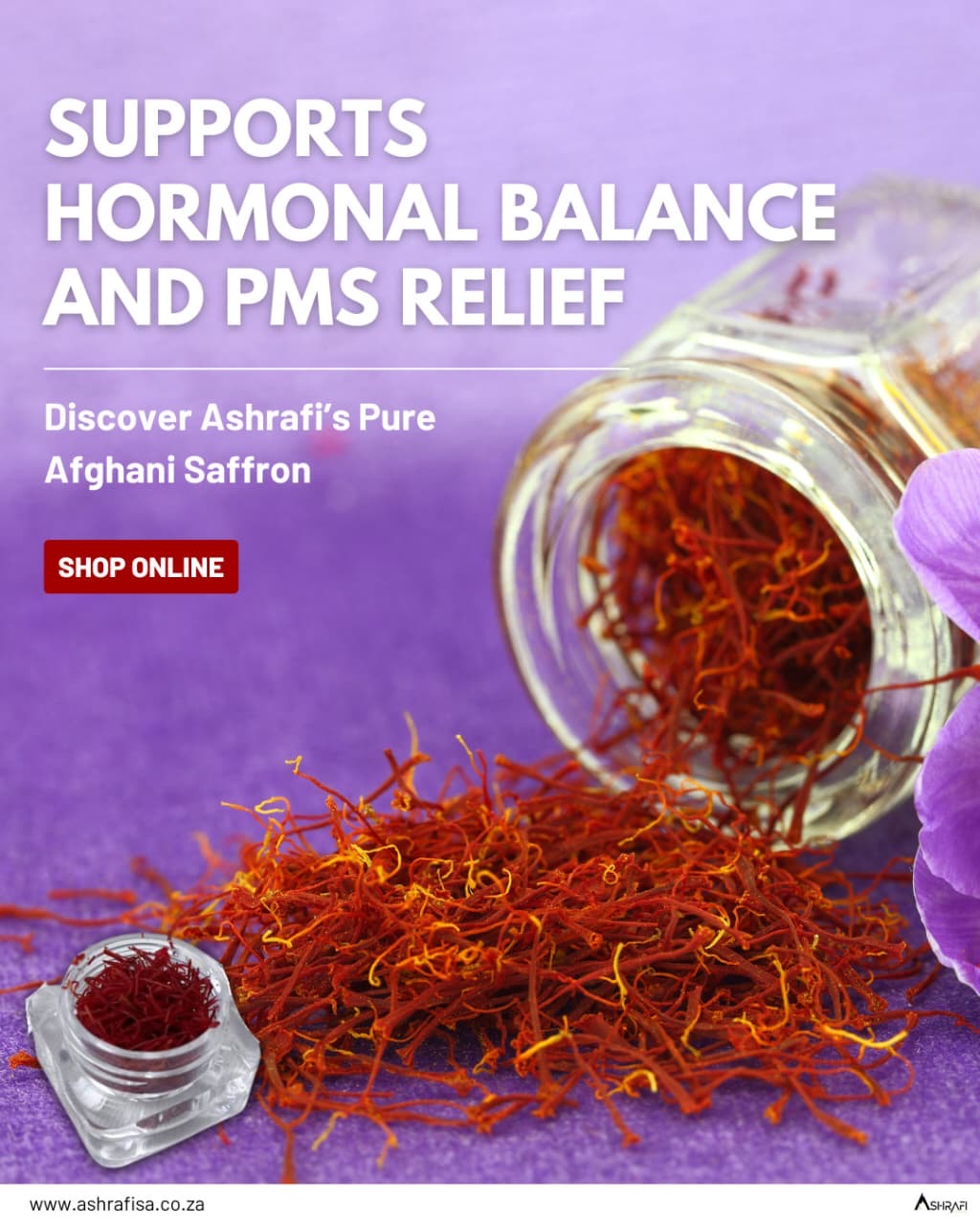 Ashrafi Saffron — Pure, Premium, Natural Saffron for Wellness & Flavor(1 gram)