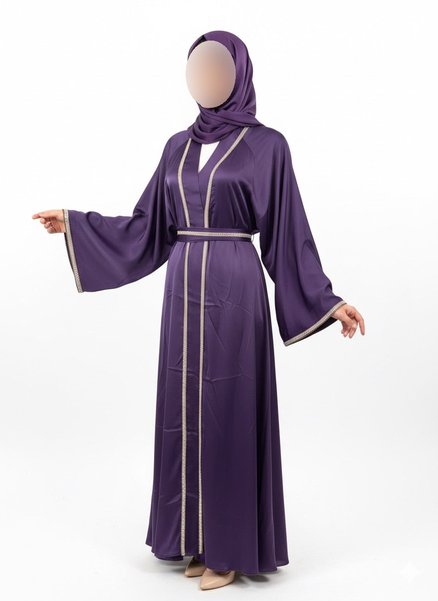 Double Side Bead Abaya