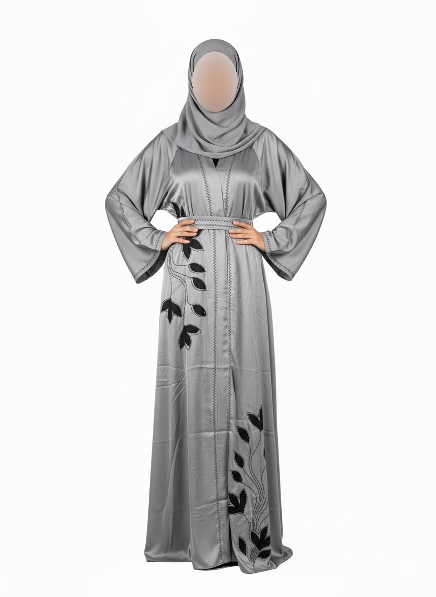 Midnight Leaf Abaya