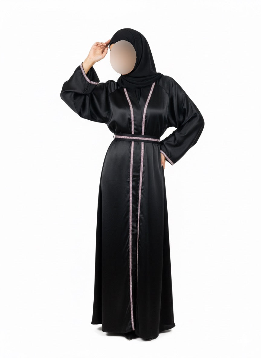Double Side Bead Abaya