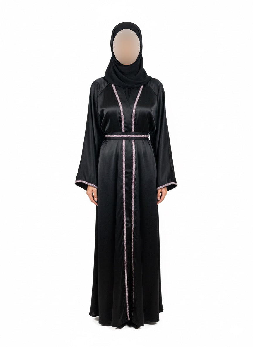 Double Side Bead Abaya