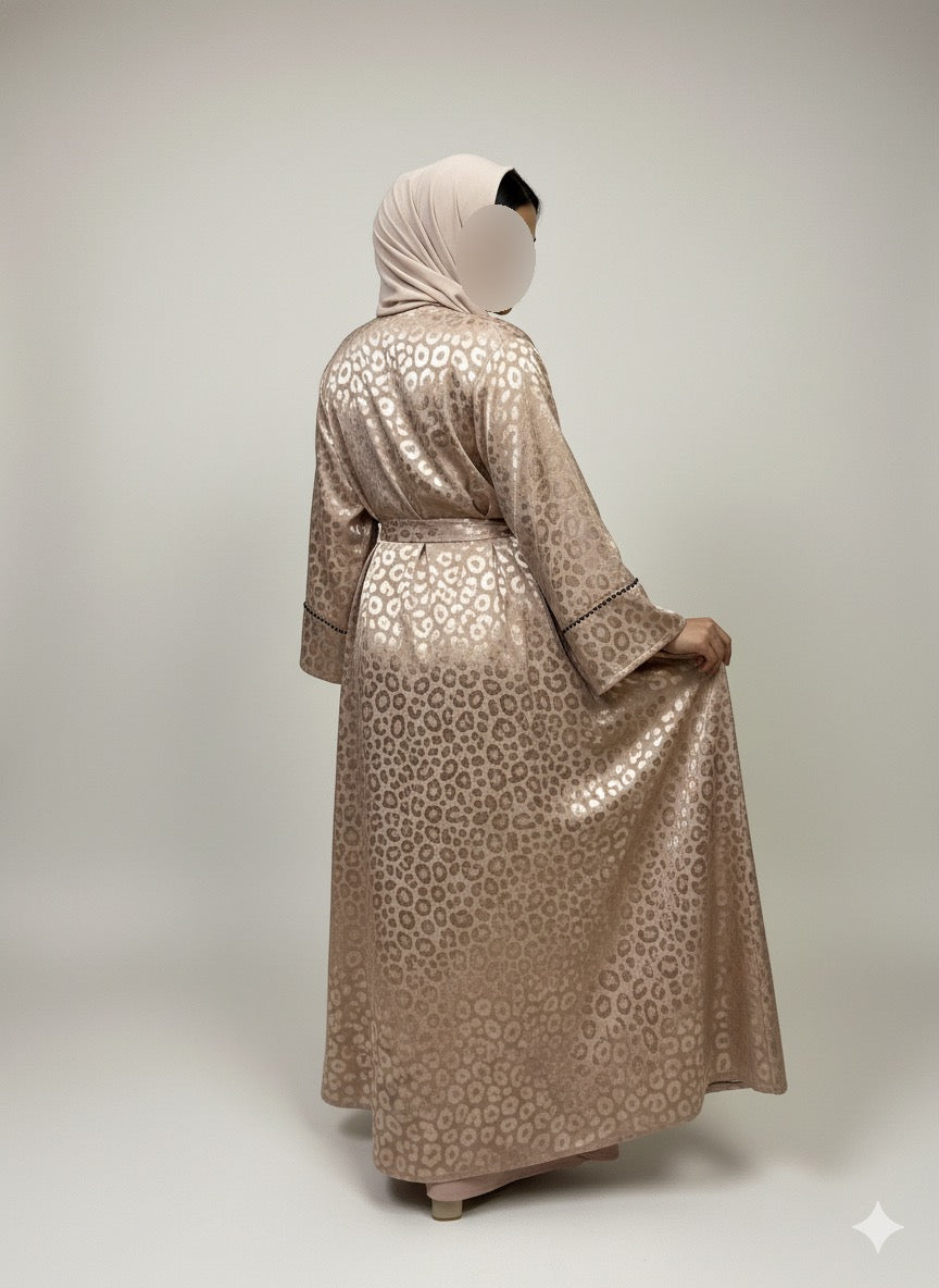 Leopard Print Abaya