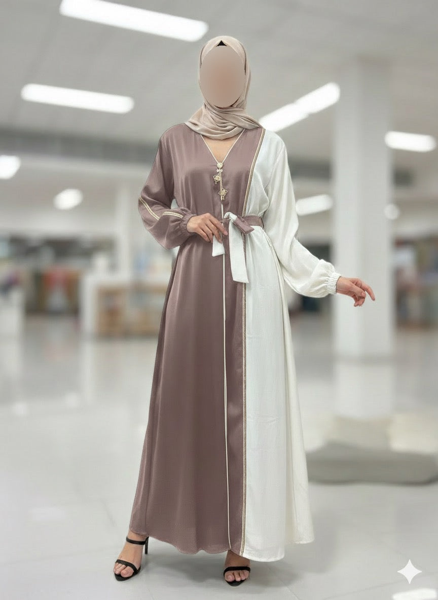 The Two-Tone Statement Abaya