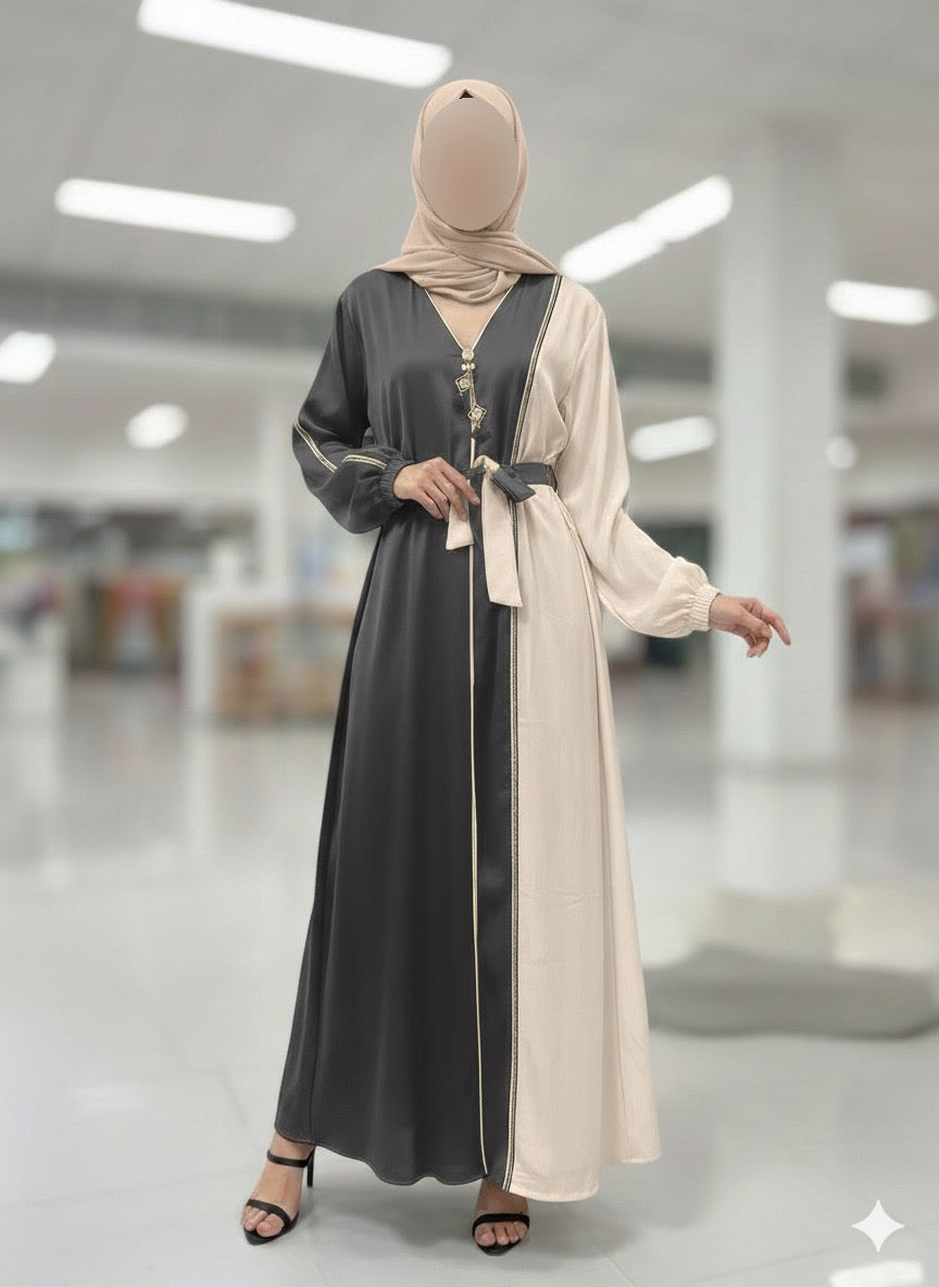 The Two-Tone Statement Abaya