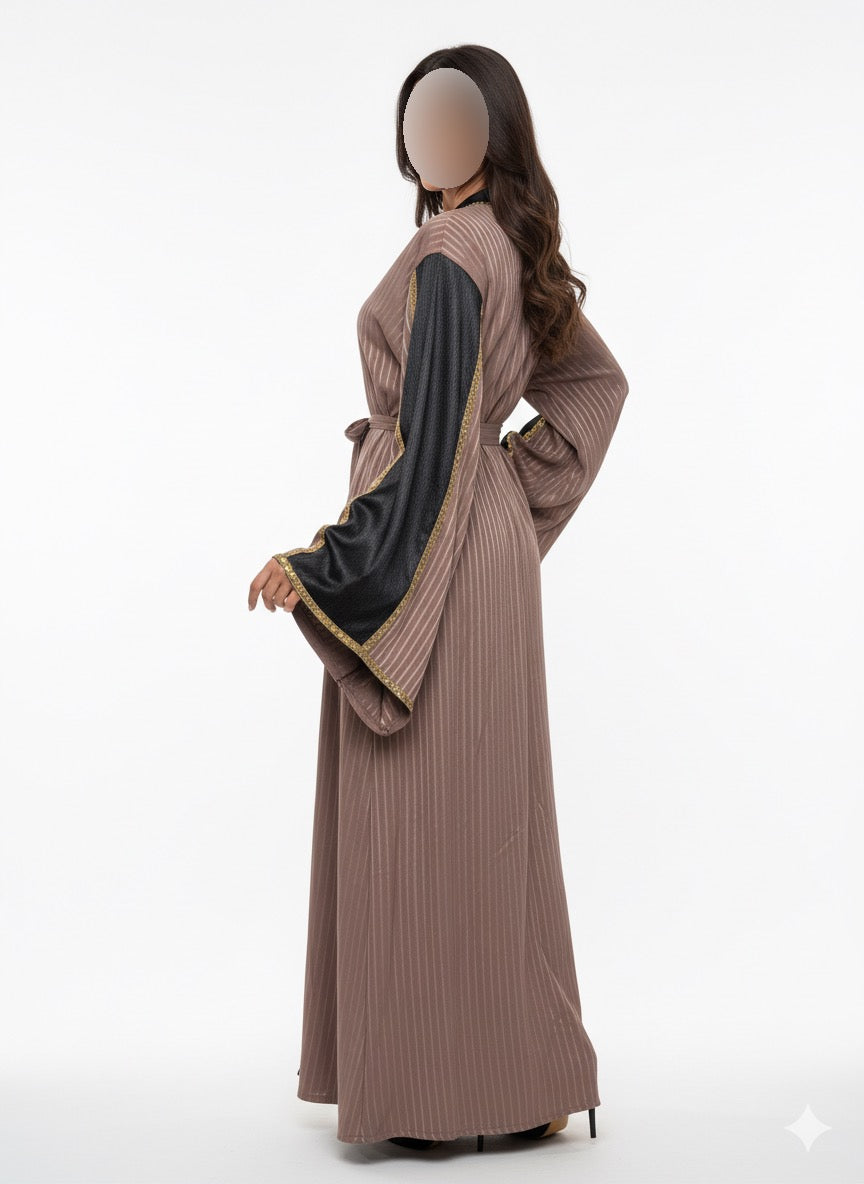 Sultana Stripe Abaya 👑