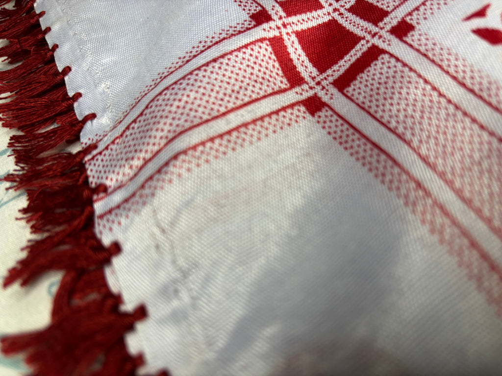 Red & White Keffiyeh