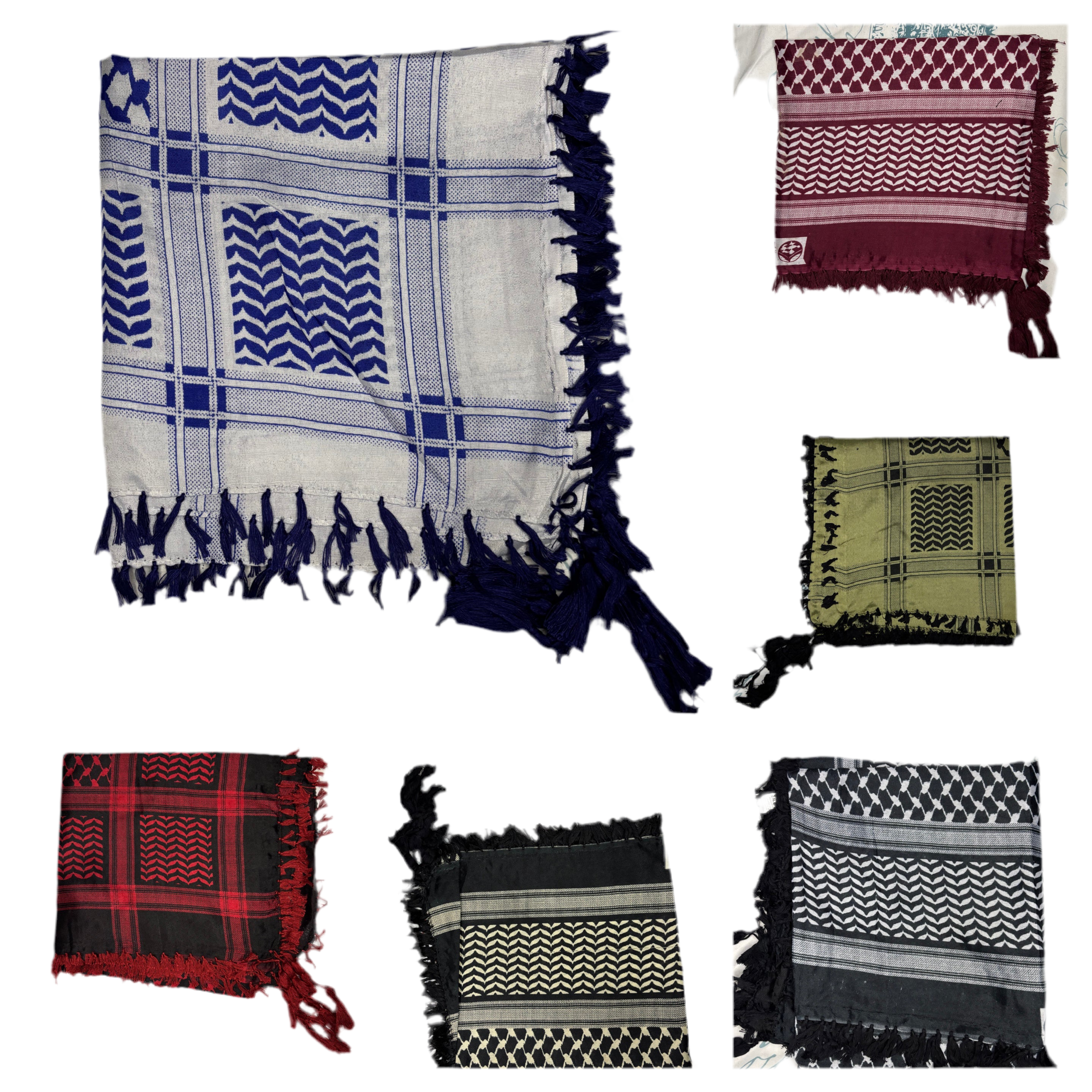 Classic Keffiyeh Scarf – Multiple Colours Available
