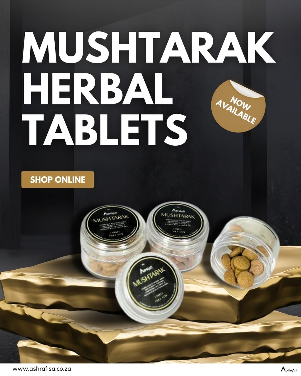 Ashrafi Mushtarak Herbal 30 Tablets — Natural Joint & Mobility Support