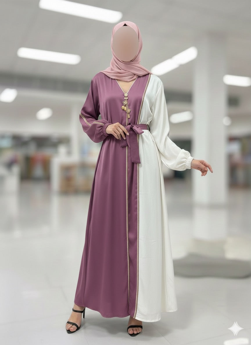 The Two-Tone Statement Abaya