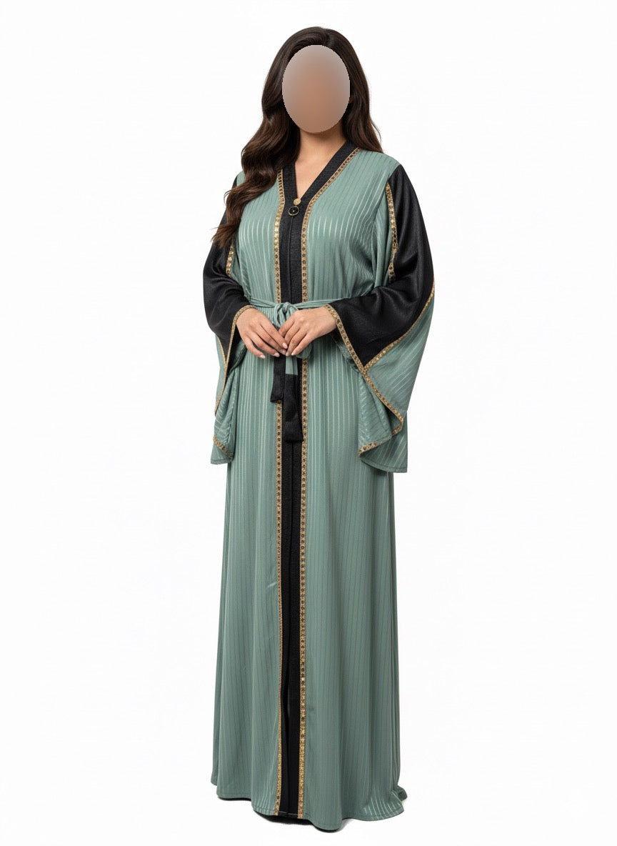 Sultana Stripe Abaya 👑