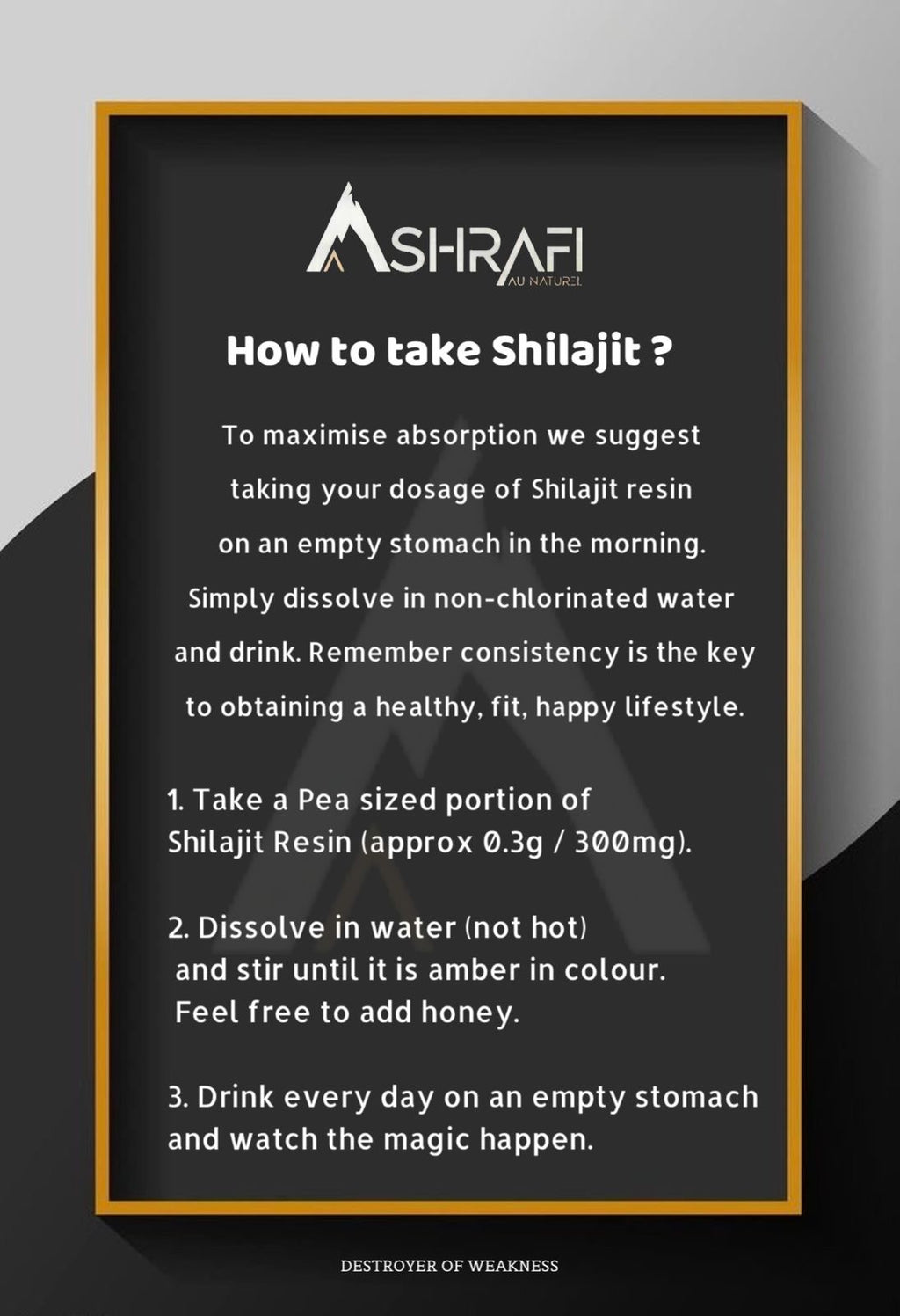 Ashrafi Pure Shilajit Resin 10g