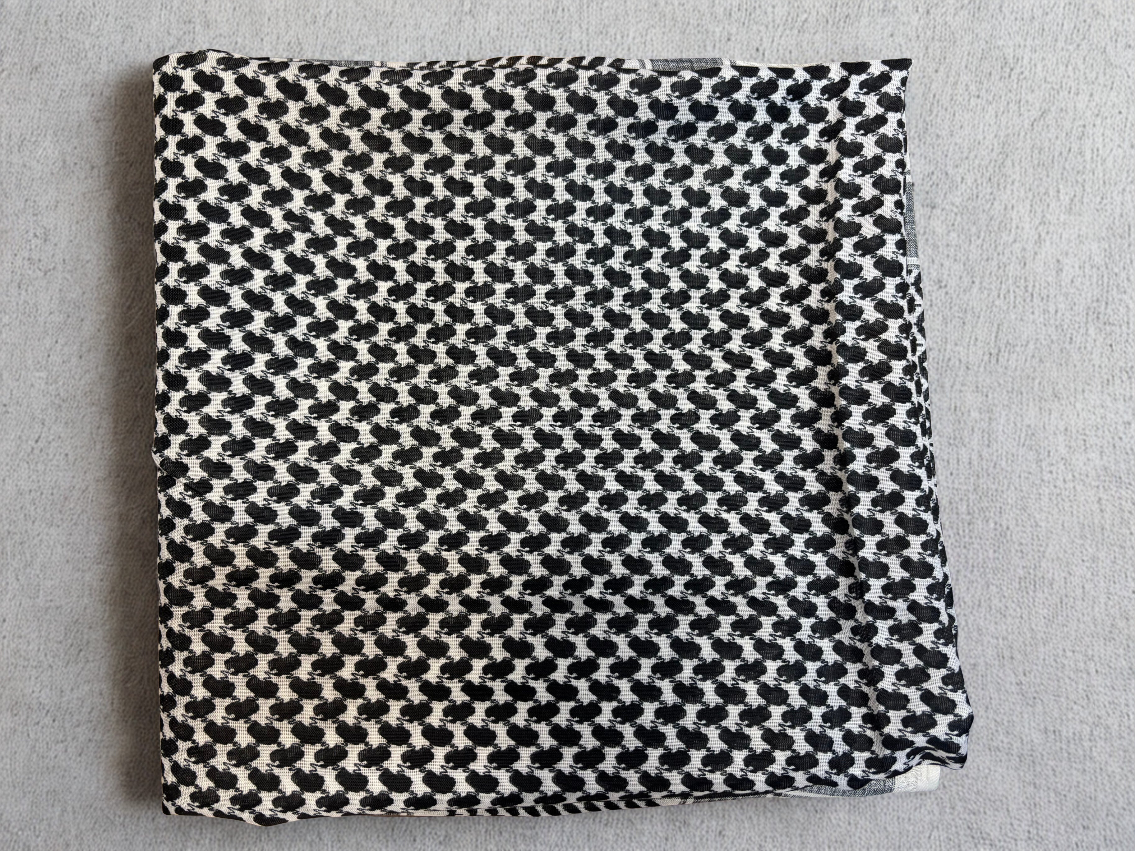 White & Black Shemagh