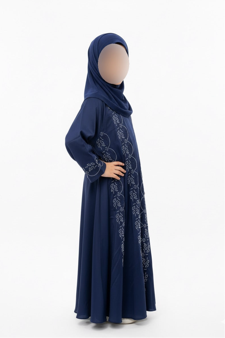 💙 Sapphire Calm Girls Abaya
