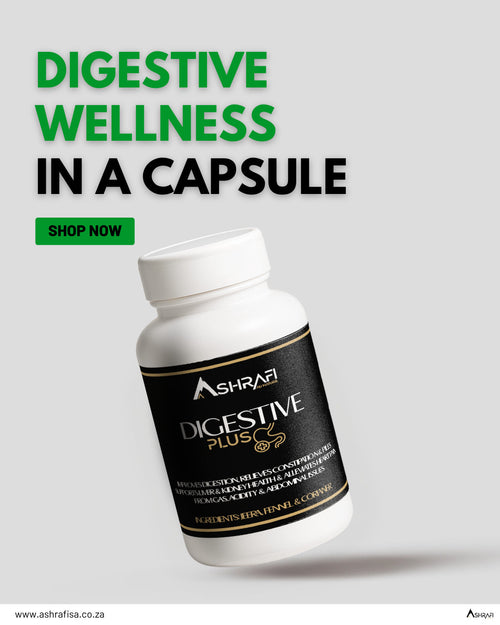 Ashrafi Digestive Plus — Herbal Digestive Support & Gut Balance (70 capsules)