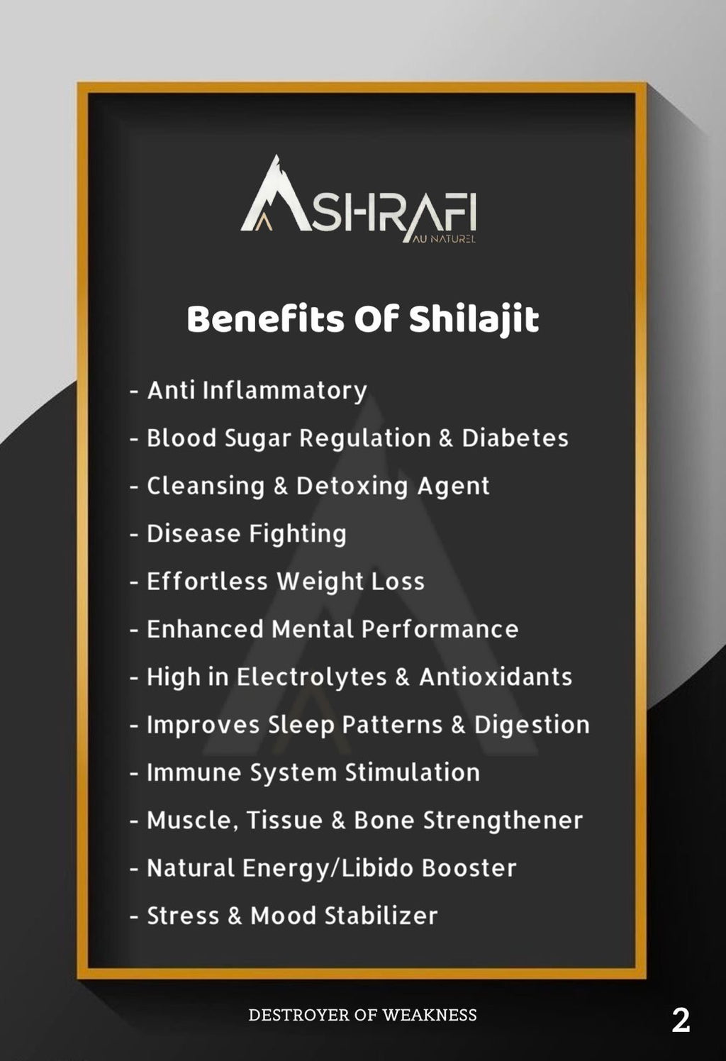 Ashrafi Pure Shilajit Resin 5g