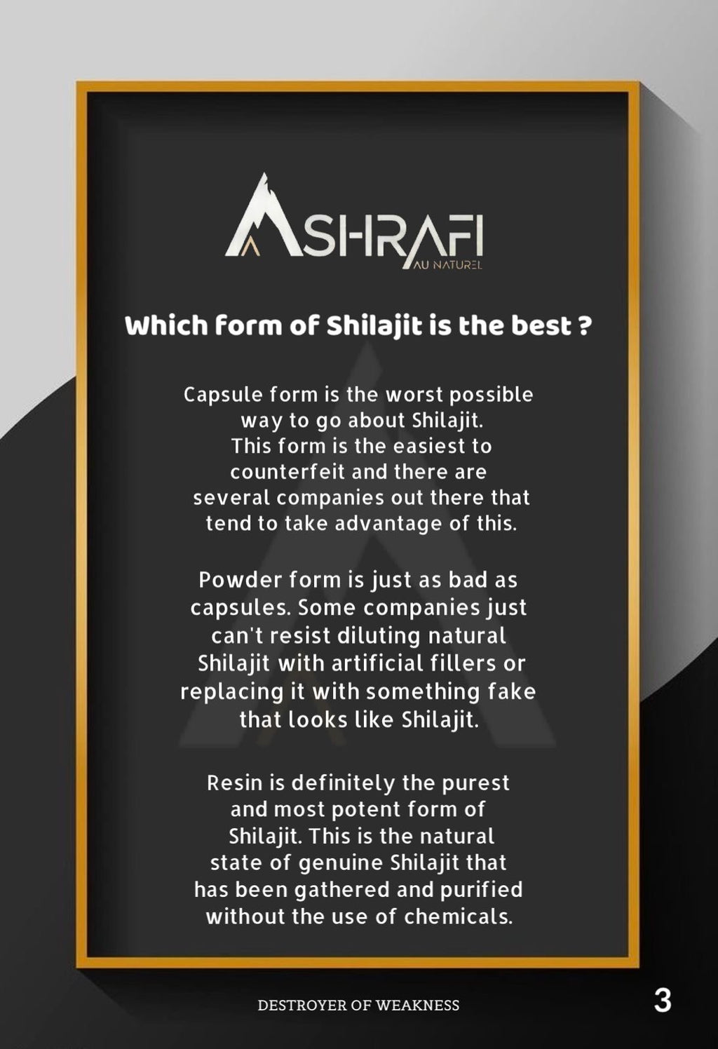 Ashrafi Pure Shilajit Resin 10g