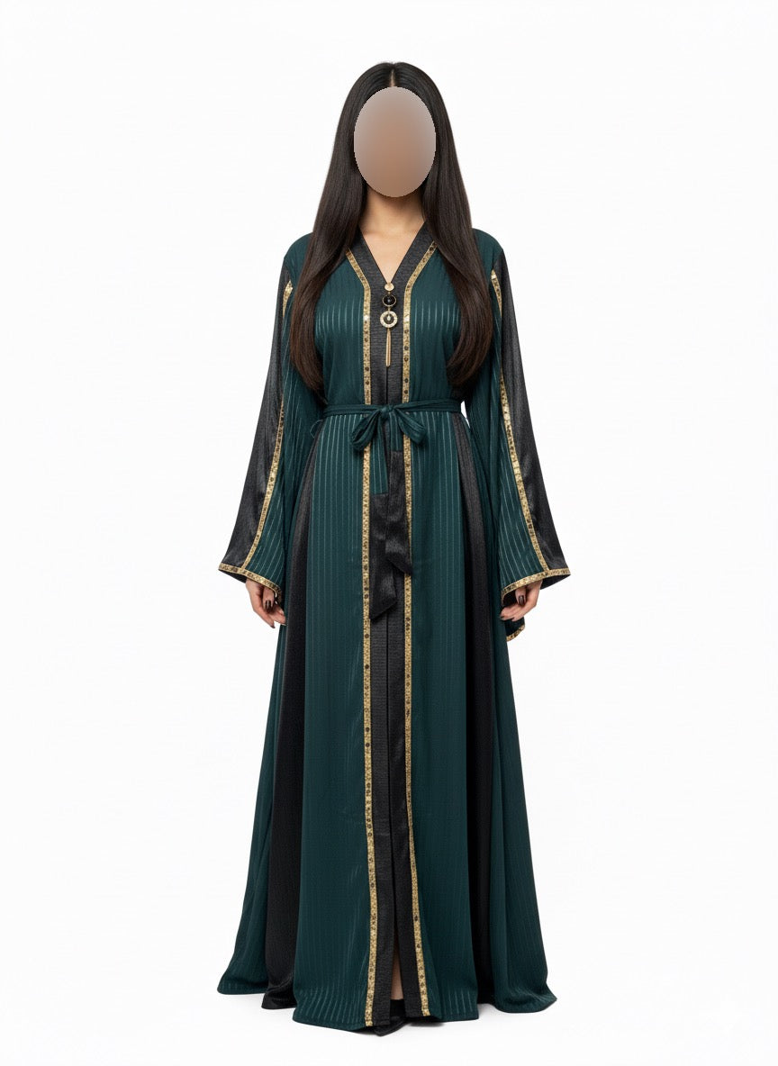 Sultana Stripe Abaya 👑