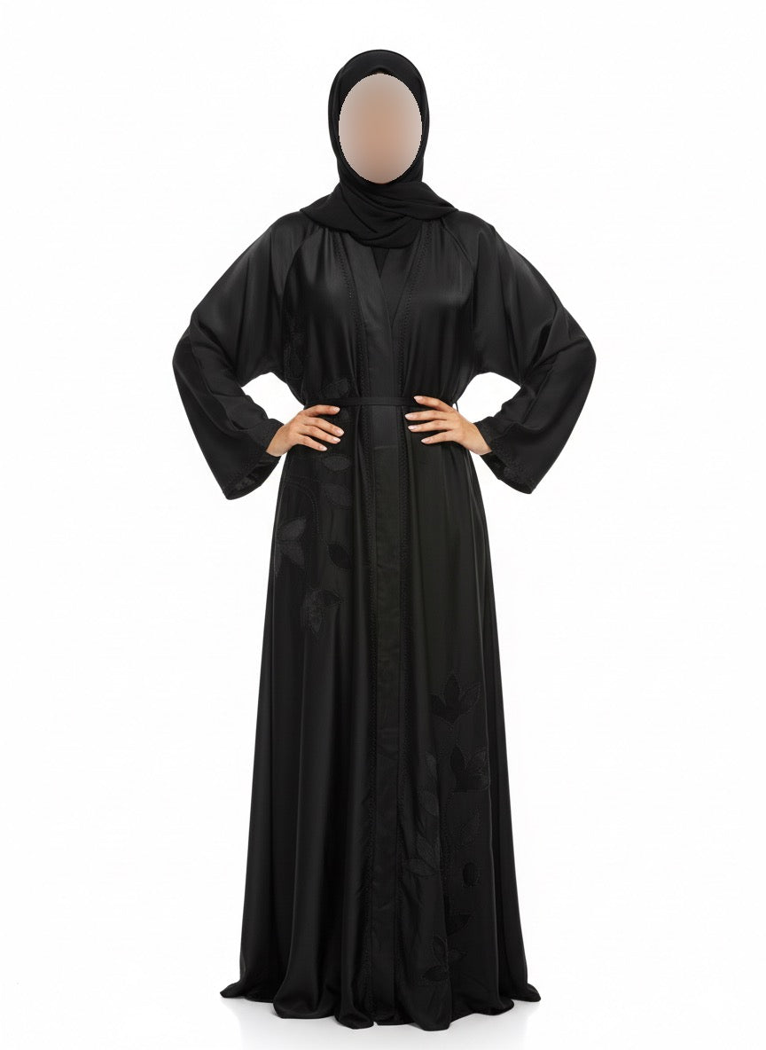 Midnight Leaf Abaya