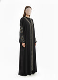 Beaded Button Abaya